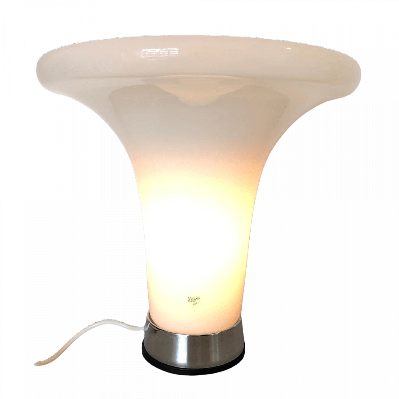 Lampada da tavolo in vetro Comare di Vistosi, anni '60 1380199
