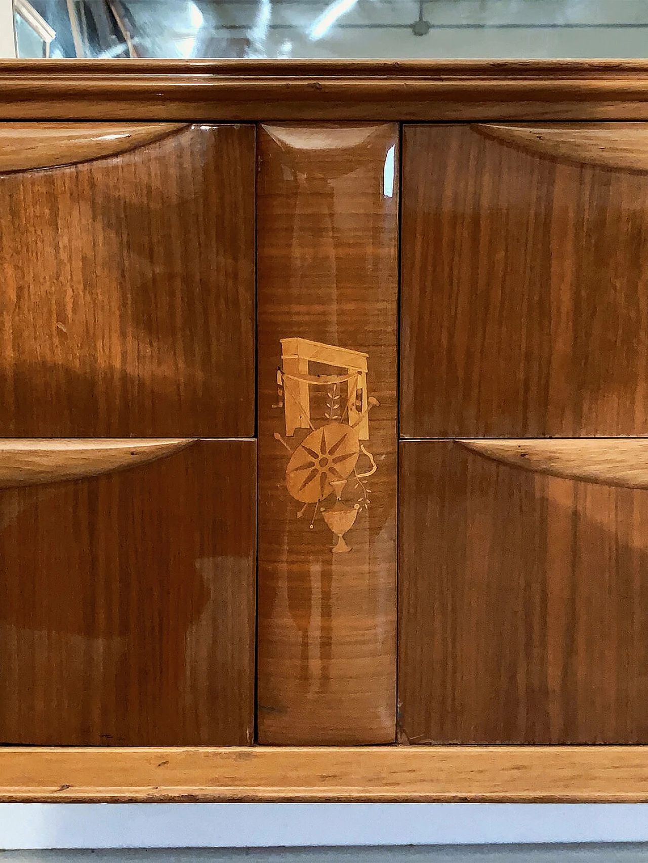 Cassettiera con specchio di Paolo Buffa, anni '50 1380291