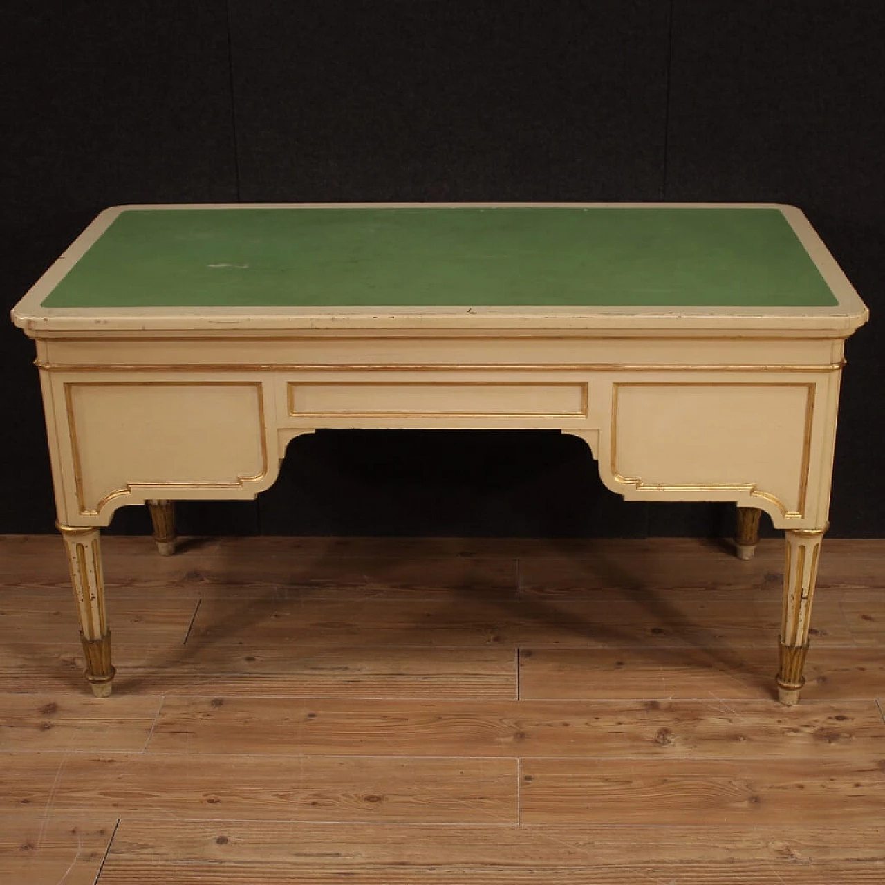 Desk with 6 lacquered and painted drawers, 1930s 1380516