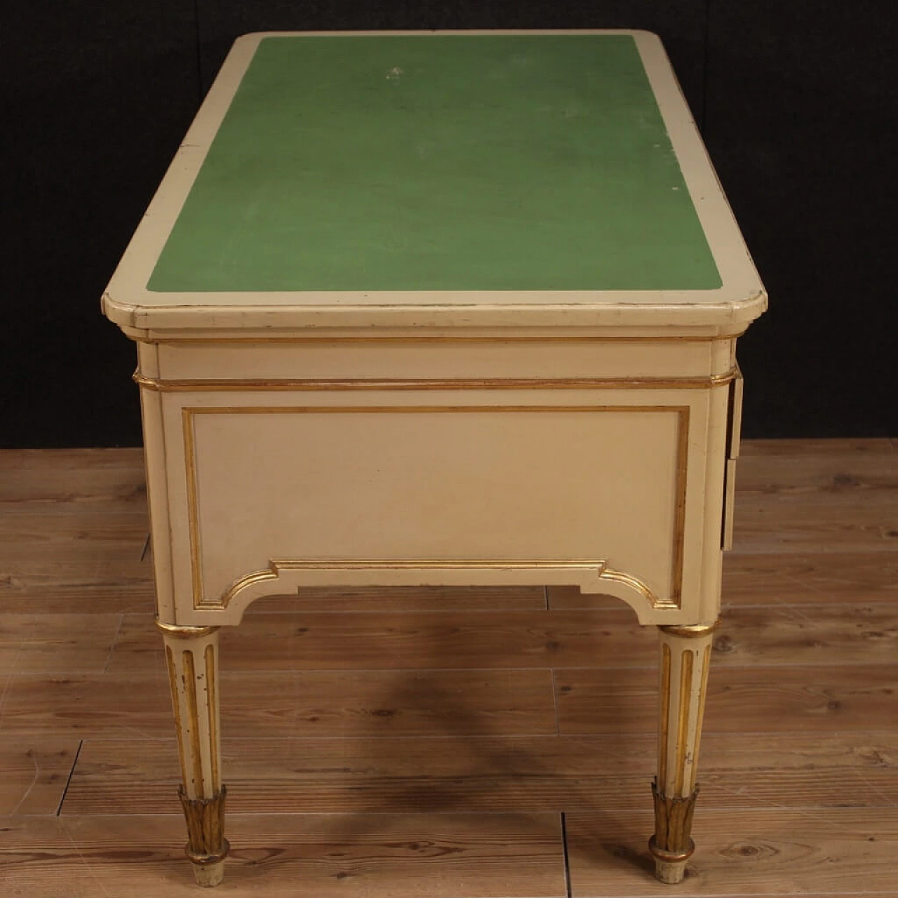 Desk with 6 lacquered and painted drawers, 1930s 1380517