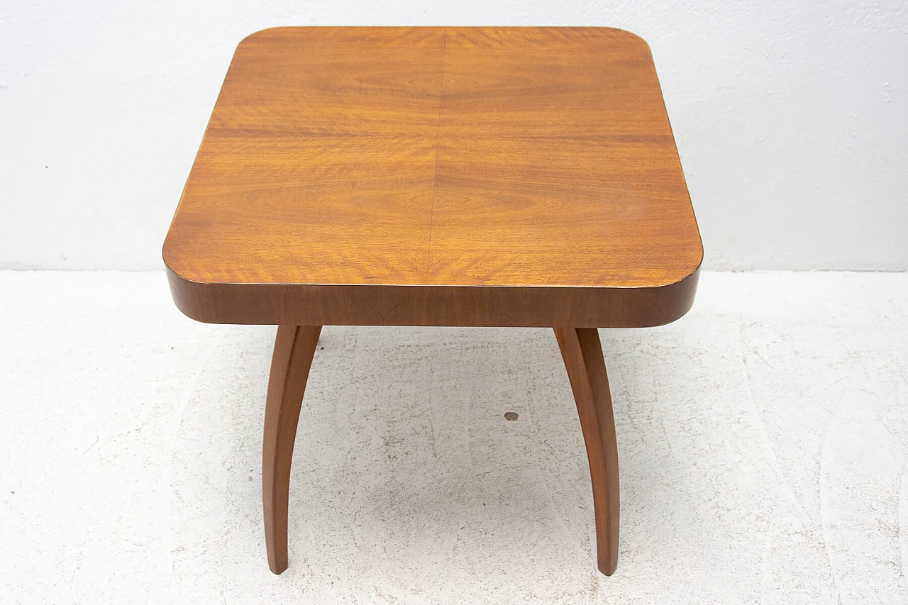 Spider table H-259 in walnut by Jindrich Halabala, 1950s 1380584