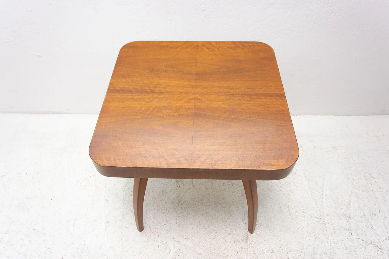 Spider table H-259 in walnut by Jindrich Halabala, 1950s 1380585