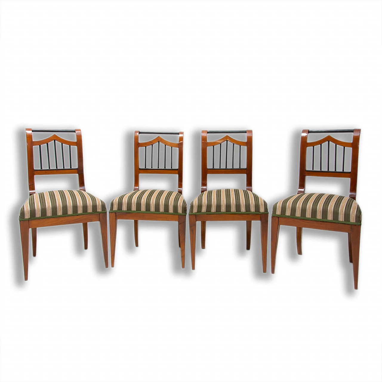 4 Austrian Biedermeier dining chairs, mid-19th century 1380661