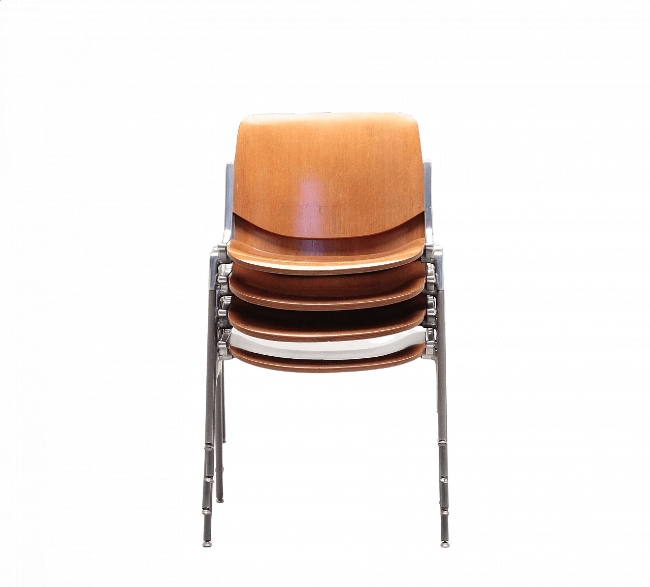 4 Chairs DSC 106 by Giancarlo Piretti for Anonima Castelli, 1965 1380704