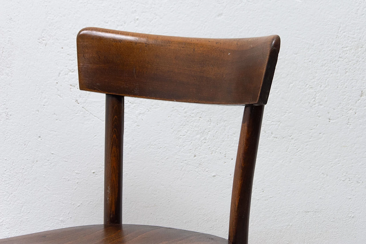 Sedia da bistrot in noce di Thonet, anni '20 1380734