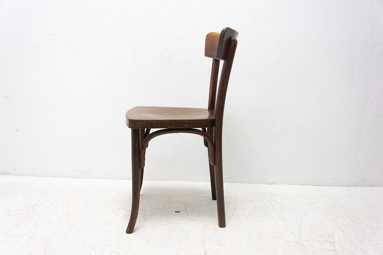 Sedia da bistrot in noce di Thonet, anni '20 1380735