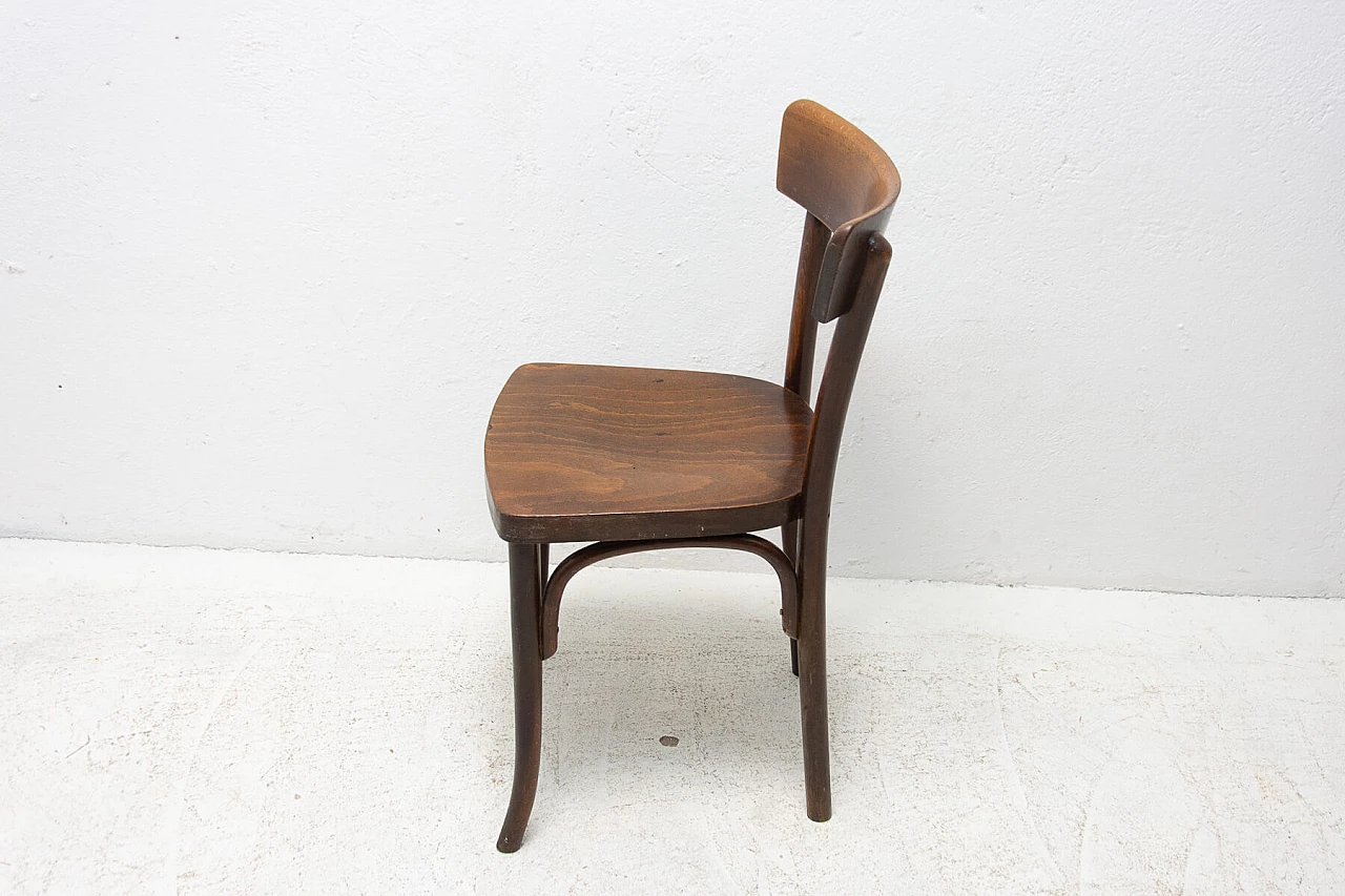 Sedia da bistrot in noce di Thonet, anni '20 1380736