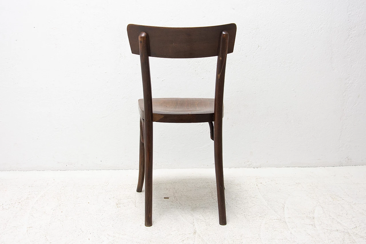 Sedia da bistrot in noce di Thonet, anni '20 1380737