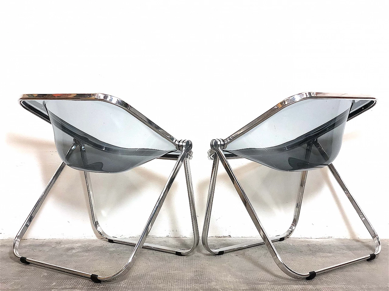 Pair of Plona armchairs by Giancarlo Piretti for Anonima Castelli, 1970s 1380791