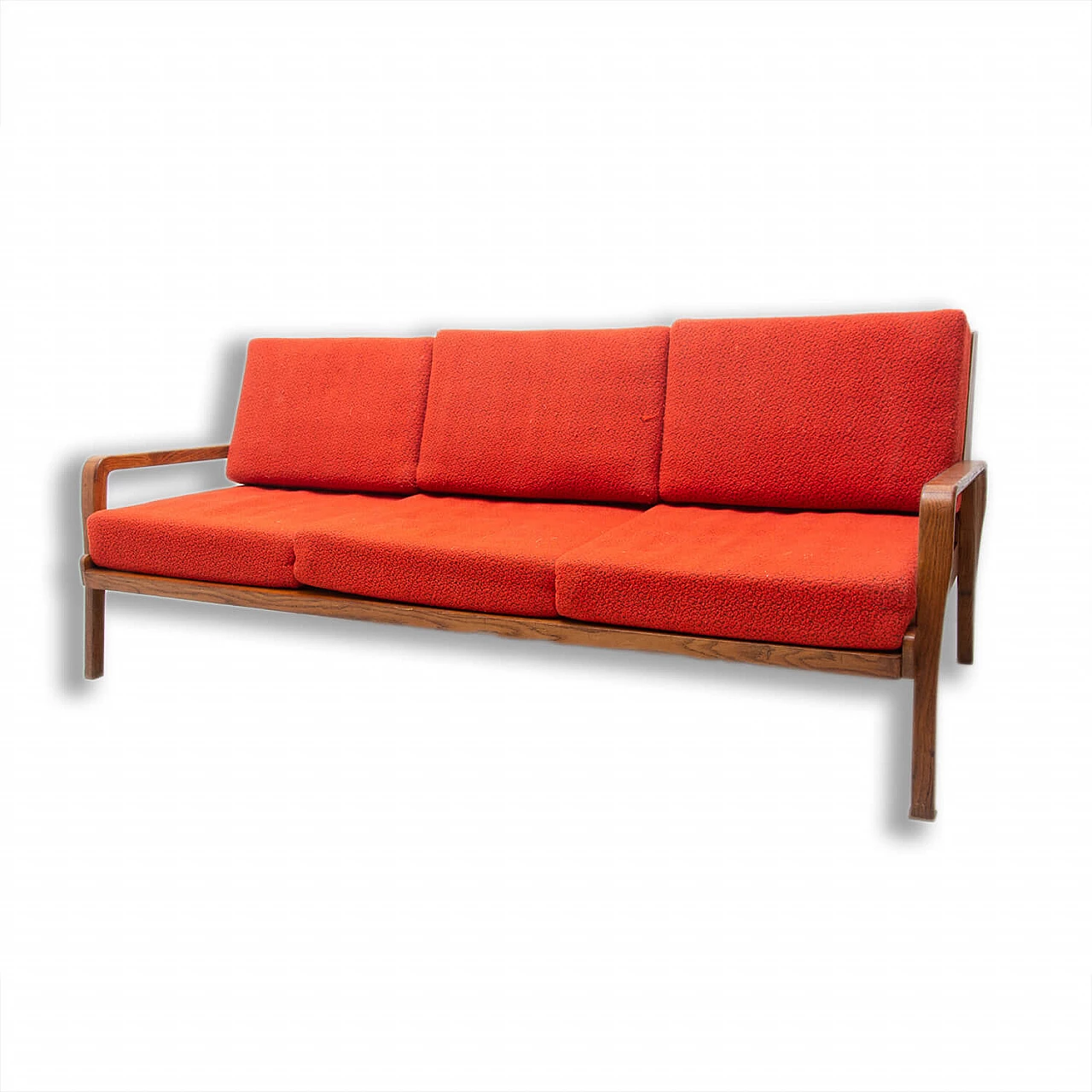 Folding sofa with beech frame, 1960s 1380792