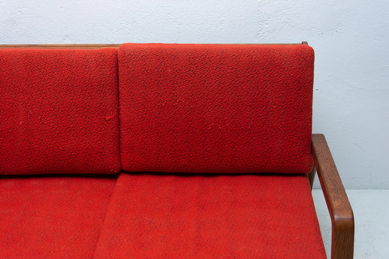 Folding sofa with beech frame, 1960s 1380802
