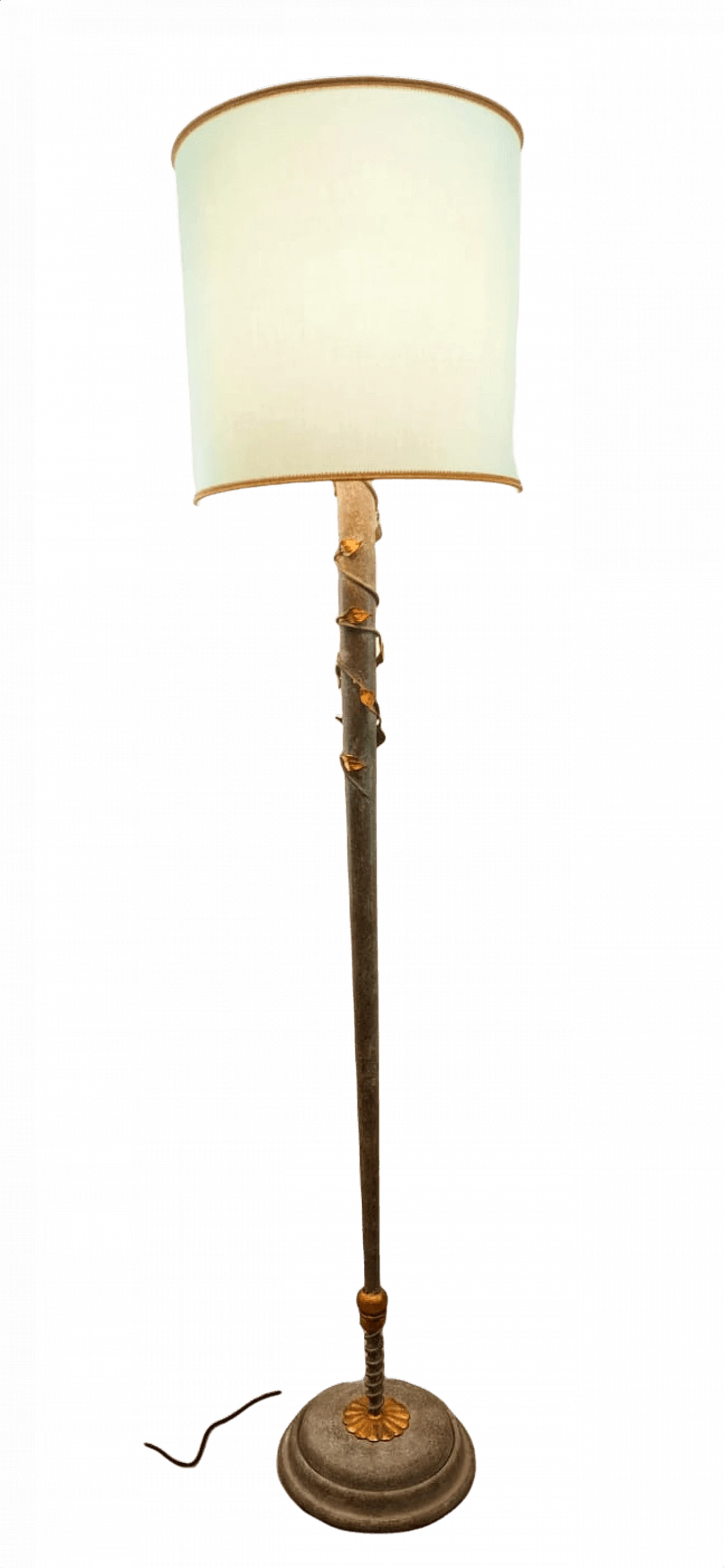 Floor lamp with decorative leaves, 1960s 1380884