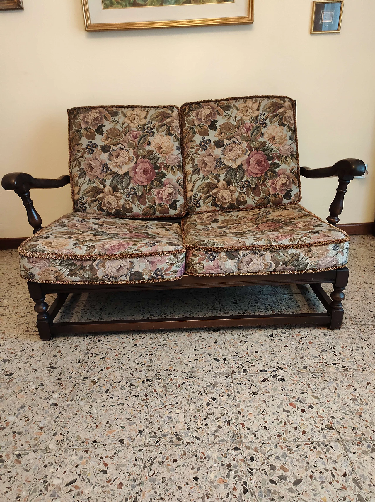 Divano inglese a 2 posti di Ercol, anni '50 1380943