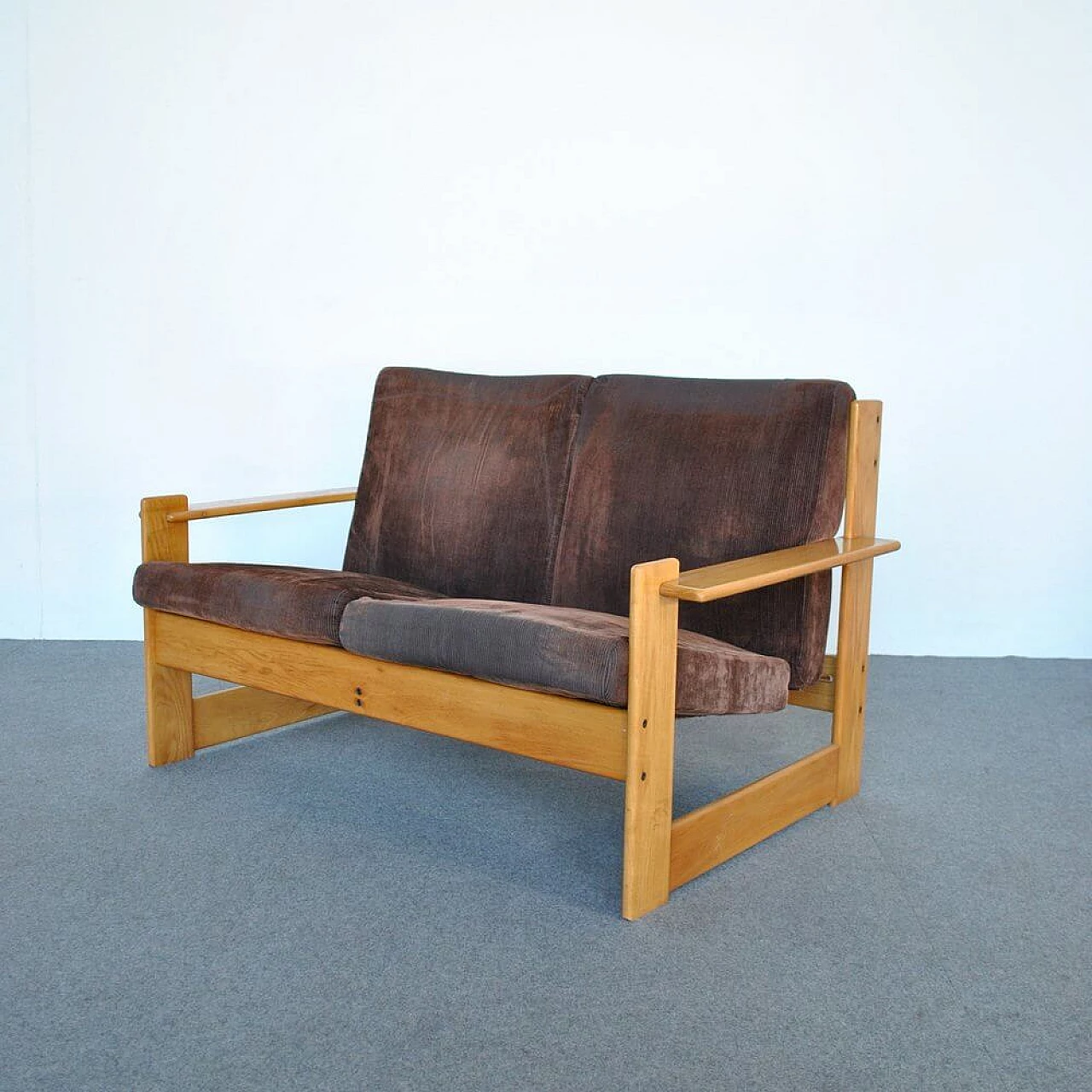 Two-seater sofa by Tobia & Afra Scarpa for Molteni, 1970s 1380947