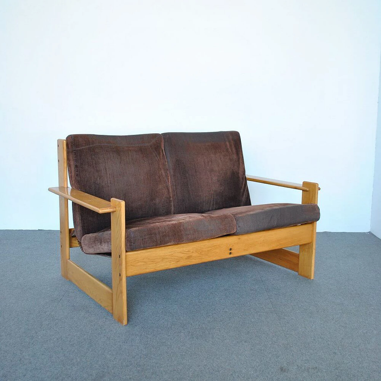 Two-seater sofa by Tobia & Afra Scarpa for Molteni, 1970s 1380949