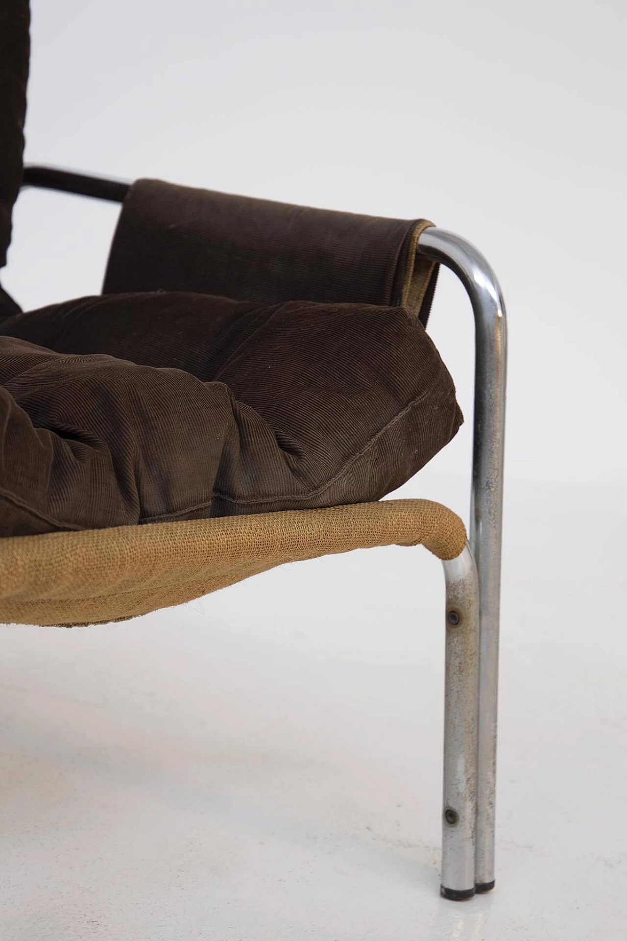 Velvet armchair by Gae Aulenti, 1960s 1381464