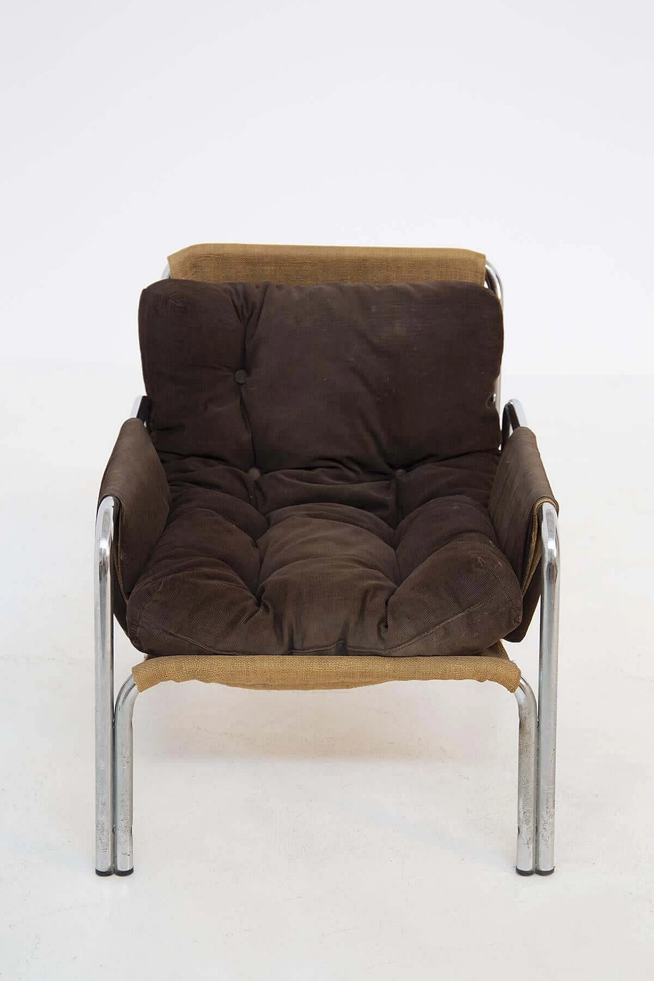 Velvet armchair by Gae Aulenti, 1960s 1381465