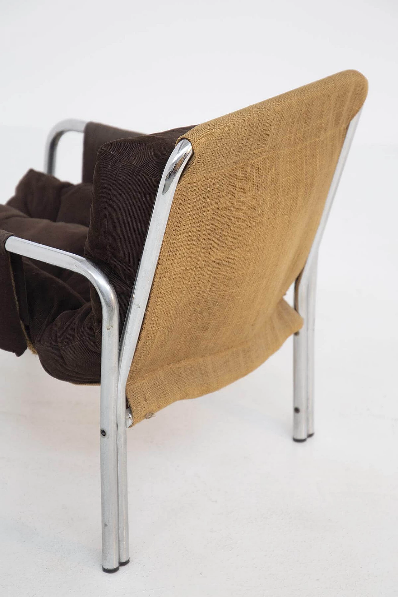 Velvet armchair by Gae Aulenti, 1960s 1381466