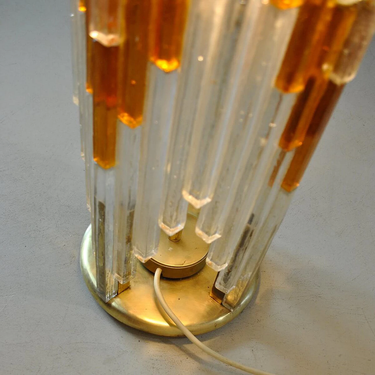Albano Poli Murano glass lamp for Poliarte, 1960s 1381539