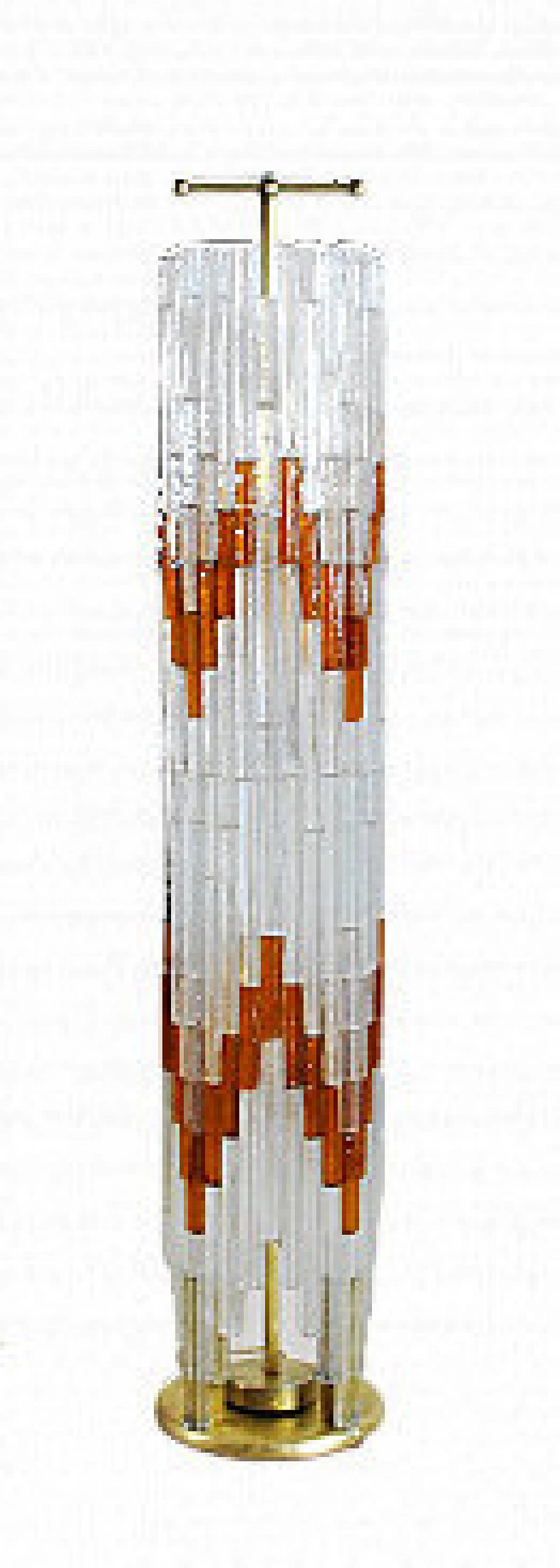 Albano Poli Murano glass lamp for Poliarte, 1960s 1381547