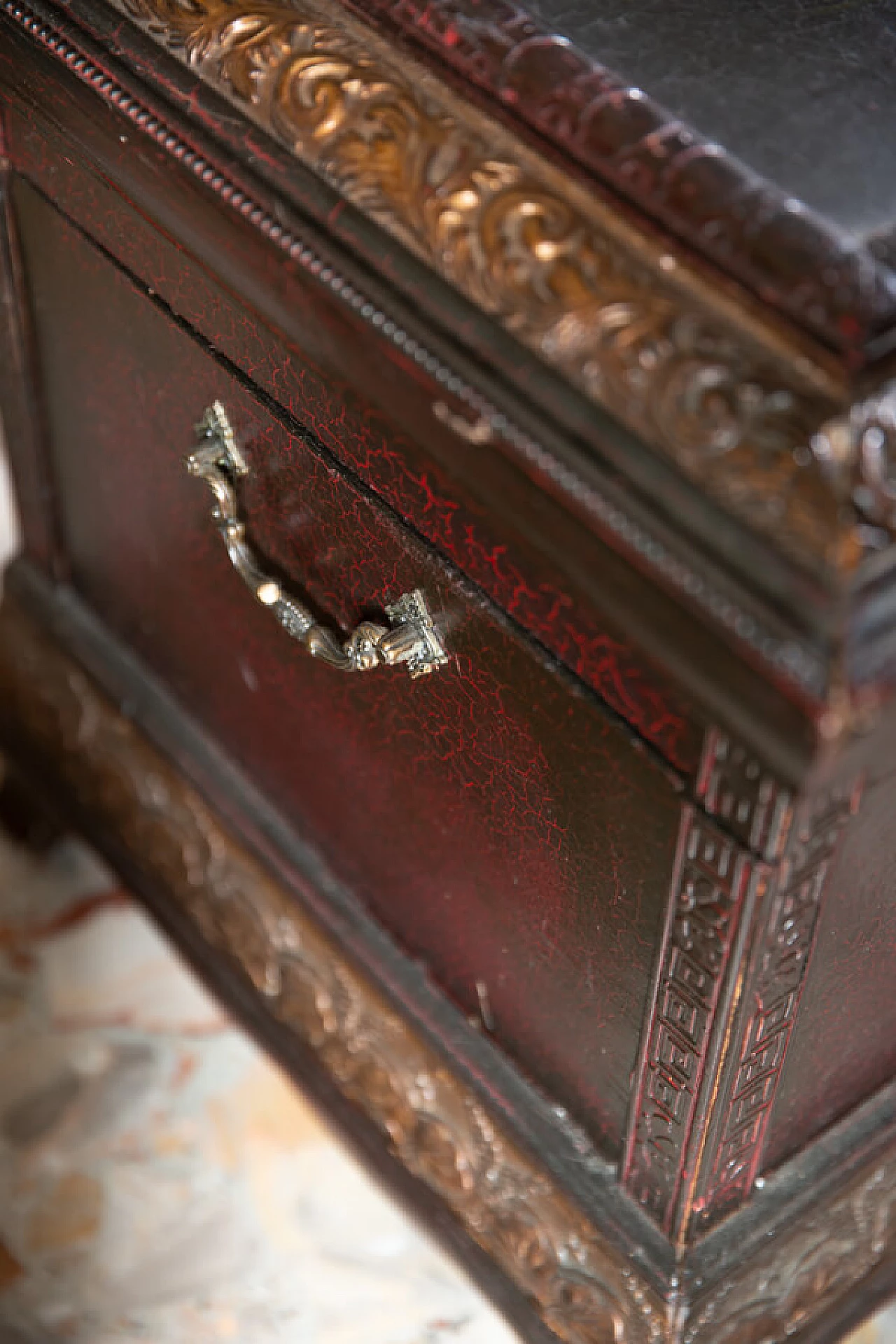 Hand-painted East European trunk, 1960s 1381685
