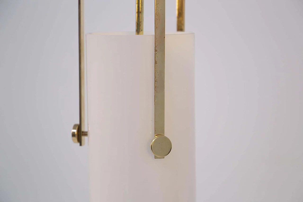 Ignazio Gardella pendant lamp for Azucena in brass and glass, 1960 1382190