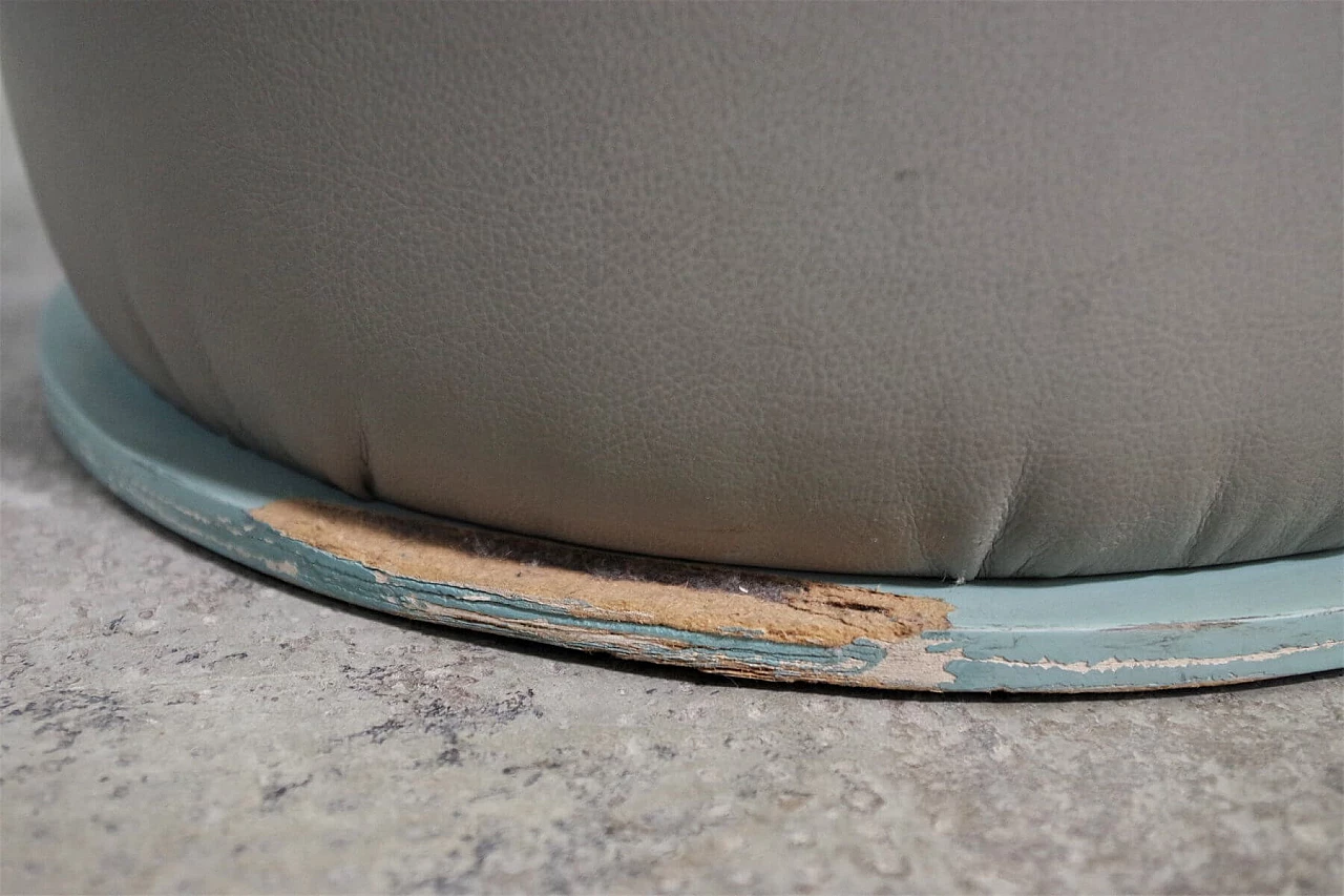 3 Pouf in multistrato e similpelle, anni '80 1382500