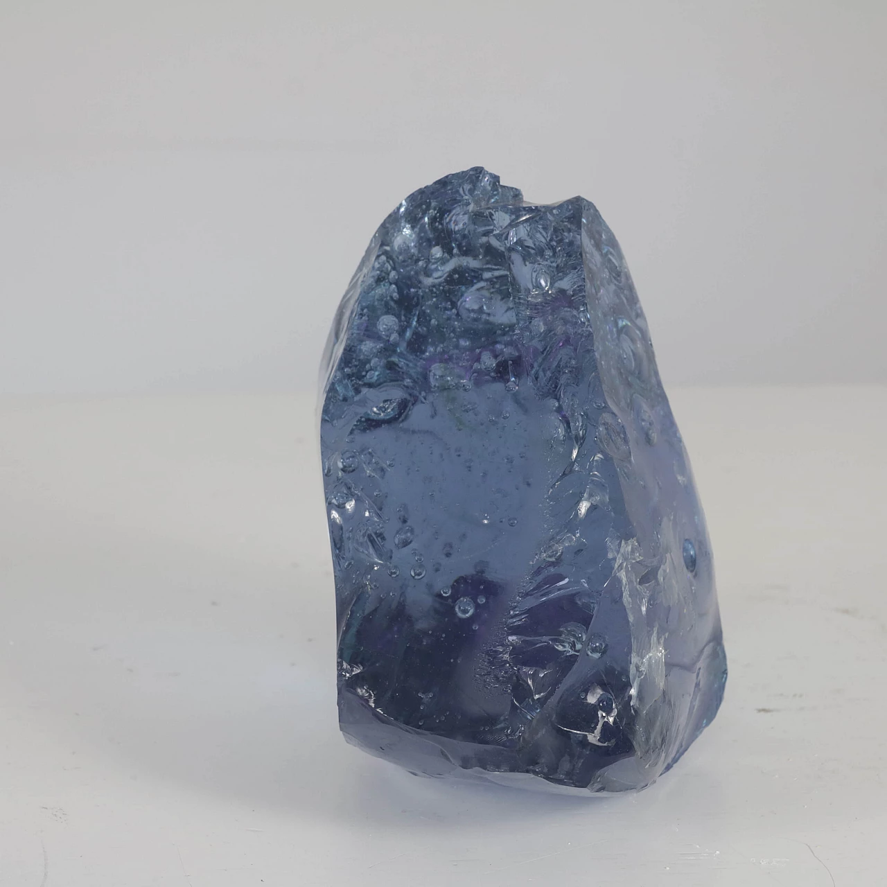 Chiseled blue glass, 1960s 1382929