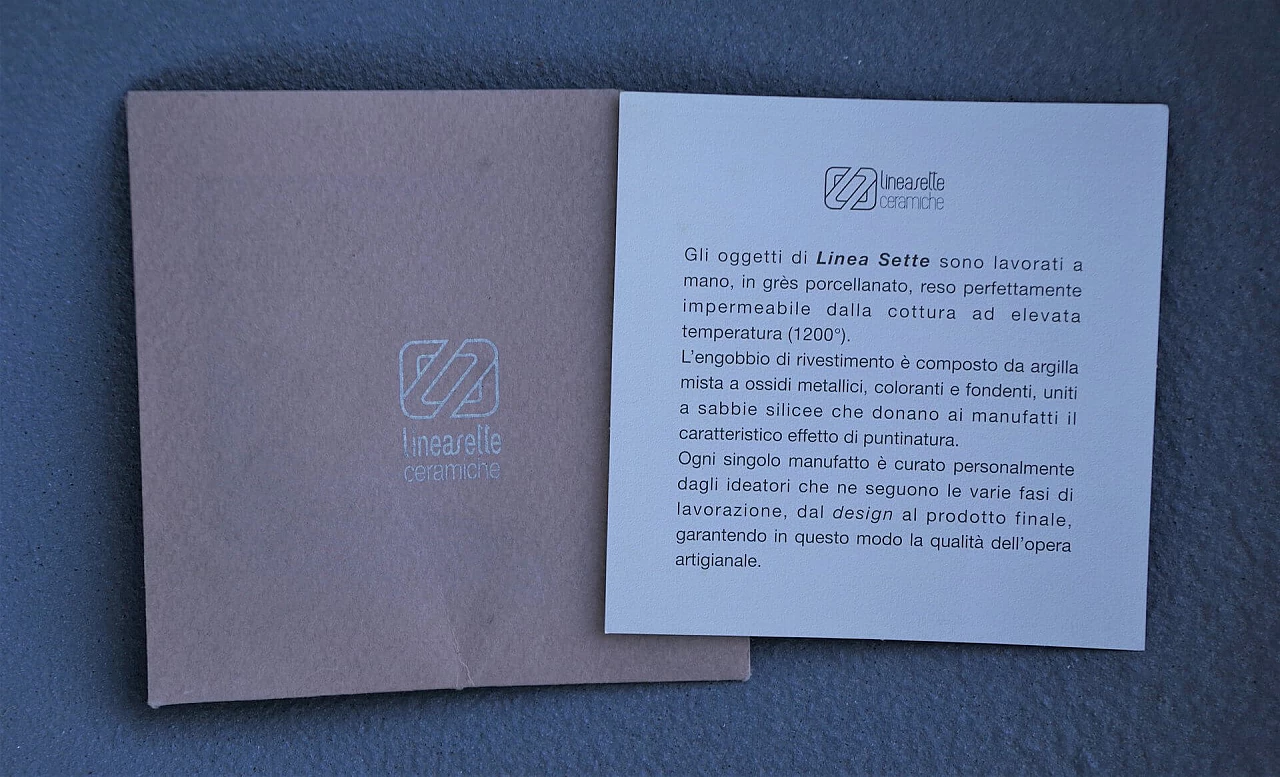 Accessori da casa in ceramica di Lineasette Ceramiche, 2000 1383135