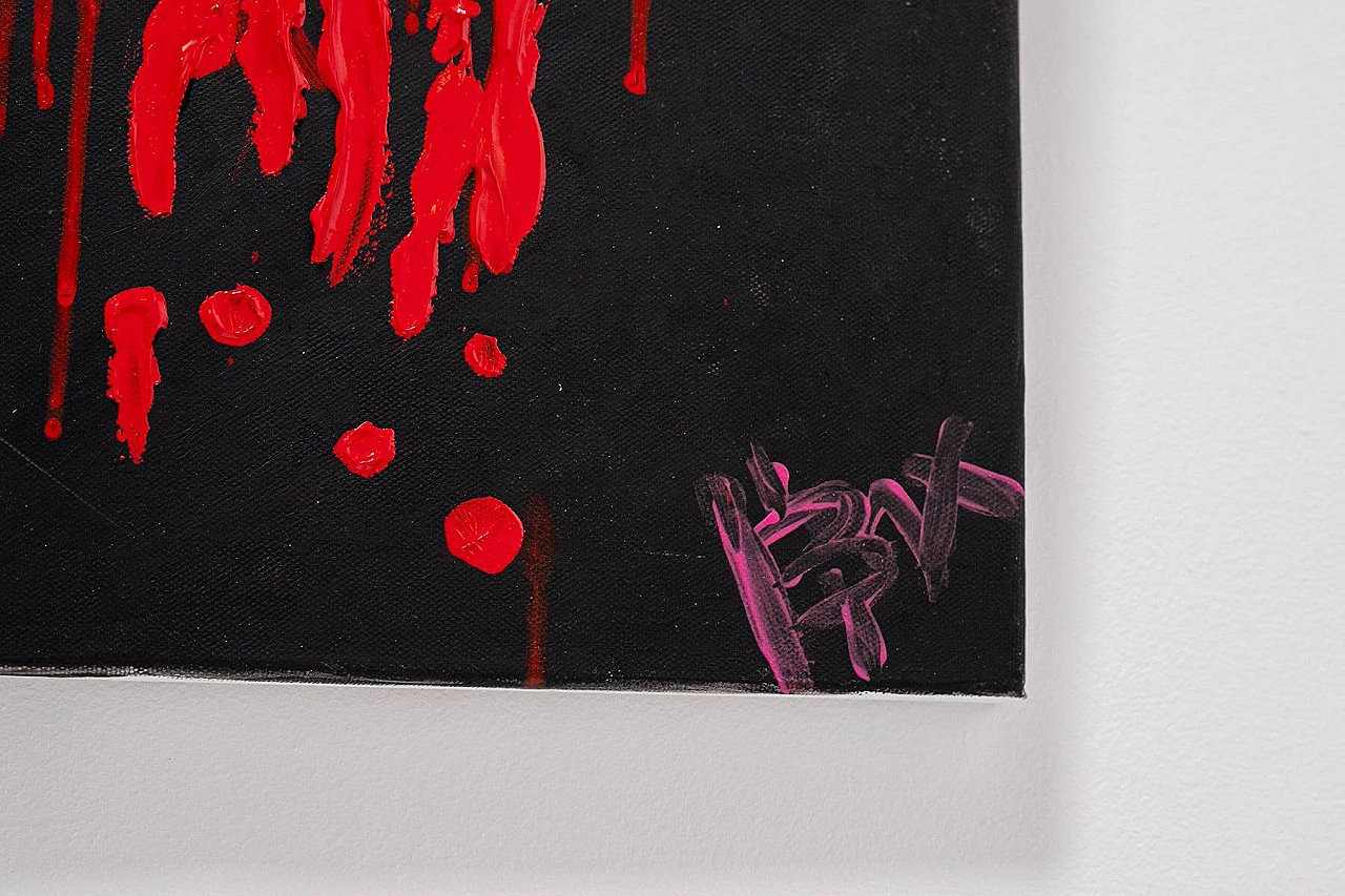 Quadro di Bomberbax ispirato alla Blockchain raffigurante Packman, anni 2000 1383261