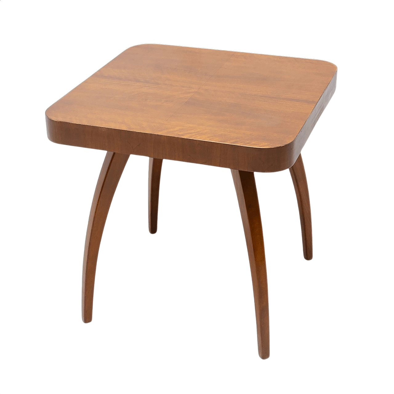 Spider table H-259 in walnut by Jindrich Halabala, 1950s 1383287