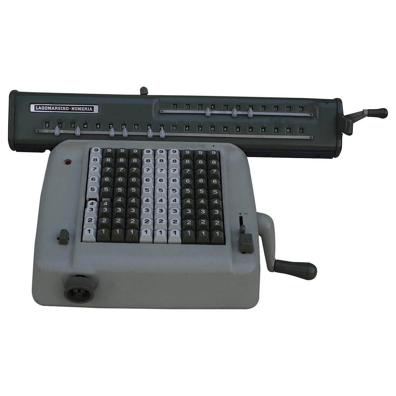 Numeria calculator in plastic and metal by Lagomarsino, 40s 1383651