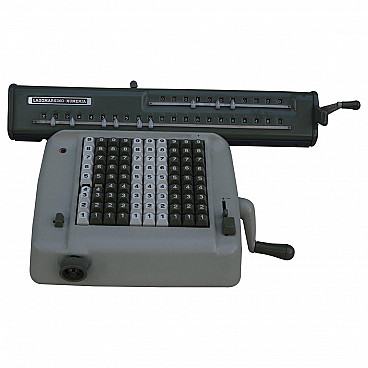 Numeria calculator in plastic and metal by Lagomarsino, 40s