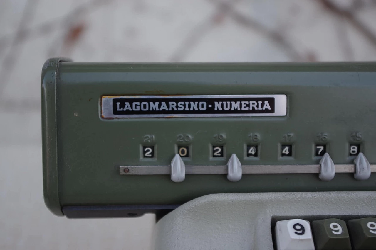 Numeria calculator in plastic and metal by Lagomarsino, 40s 1383653