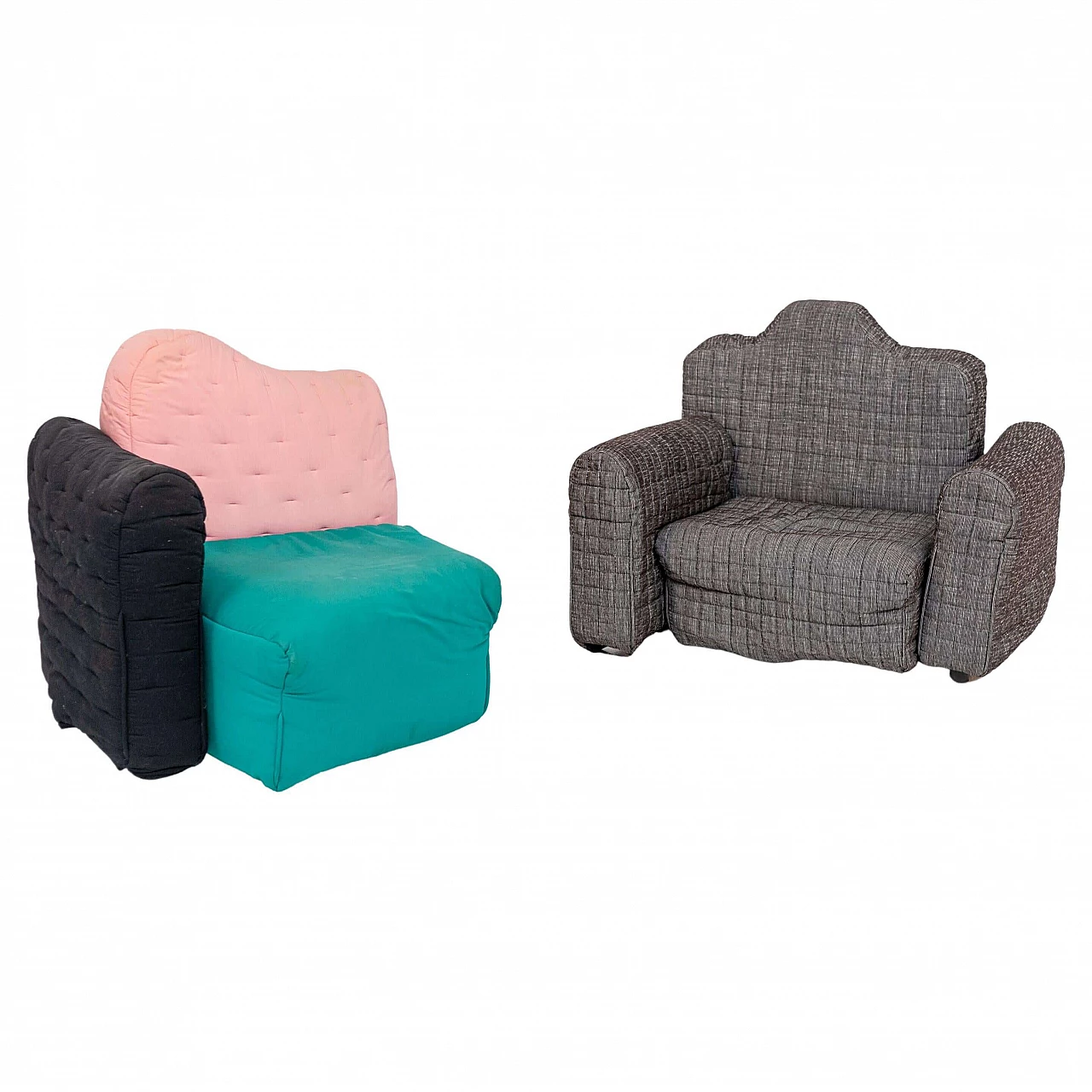 Pair of Cannaregio armchairs by Gaetano Pesce for Cassina, 1980s 1383877