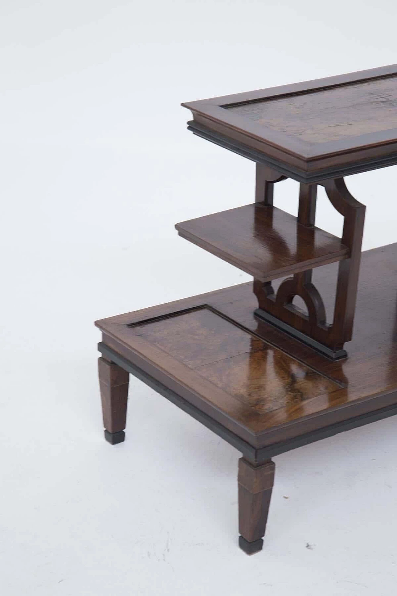 Coffee table attributed to Gio Ponti in walnut, 1930s 1383929