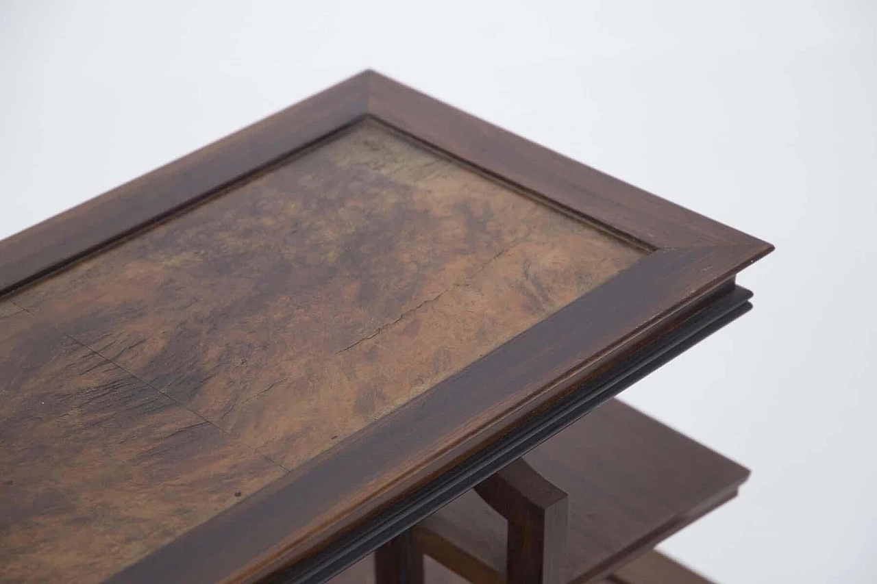 Coffee table attributed to Gio Ponti in walnut, 1930s 1383932