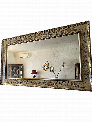 Specchio con cornice pitturata della Silvano Grifoni