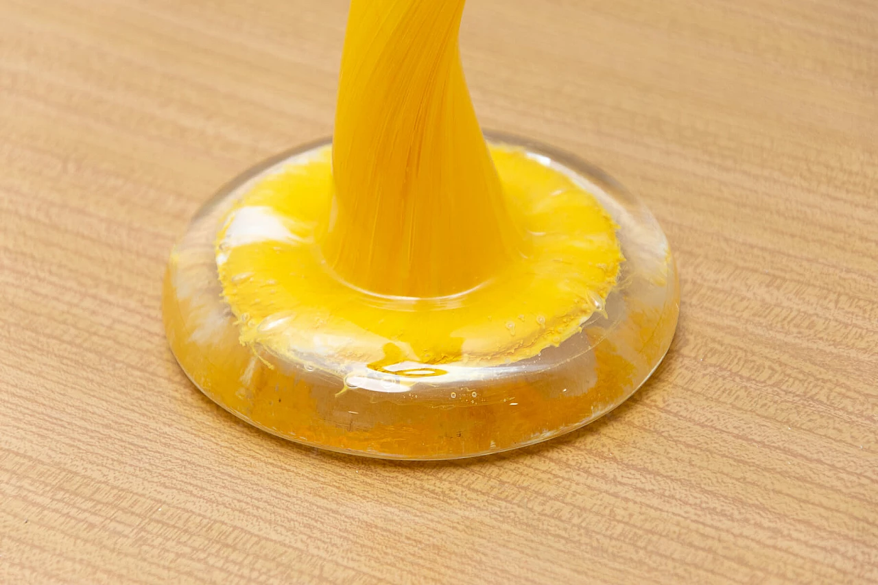 Vaso di Boemia in vetro soffiato, anni '70 1384057