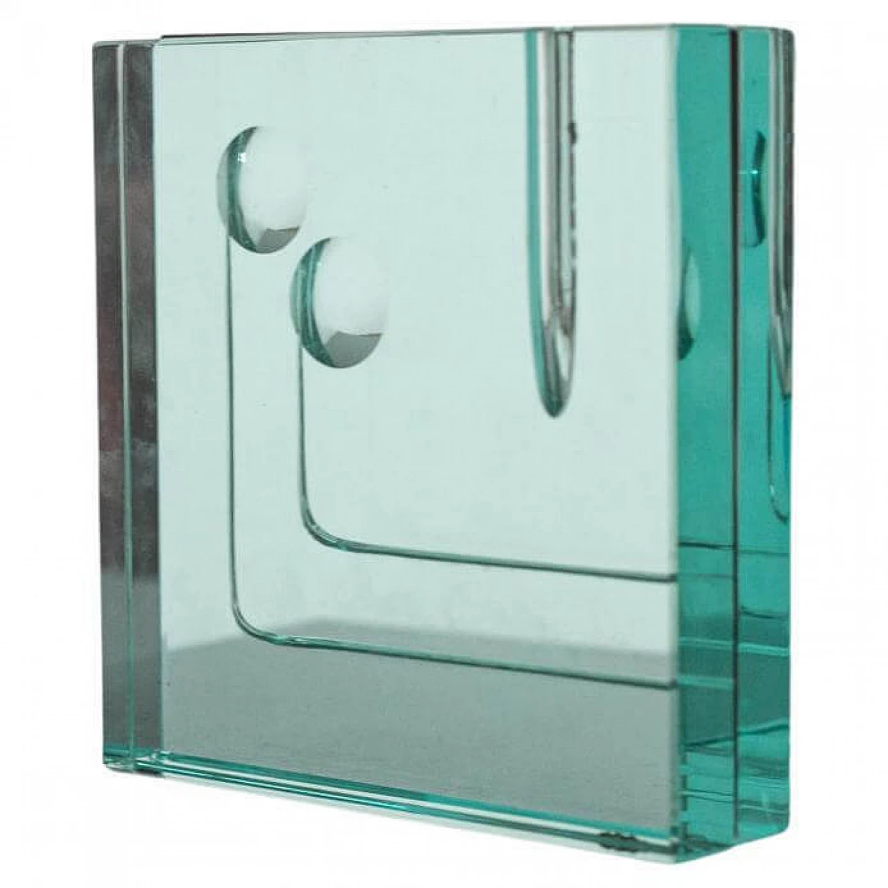 Vaso scultoreo in cristallo di Gallotti e Radice, anni '60 1384156