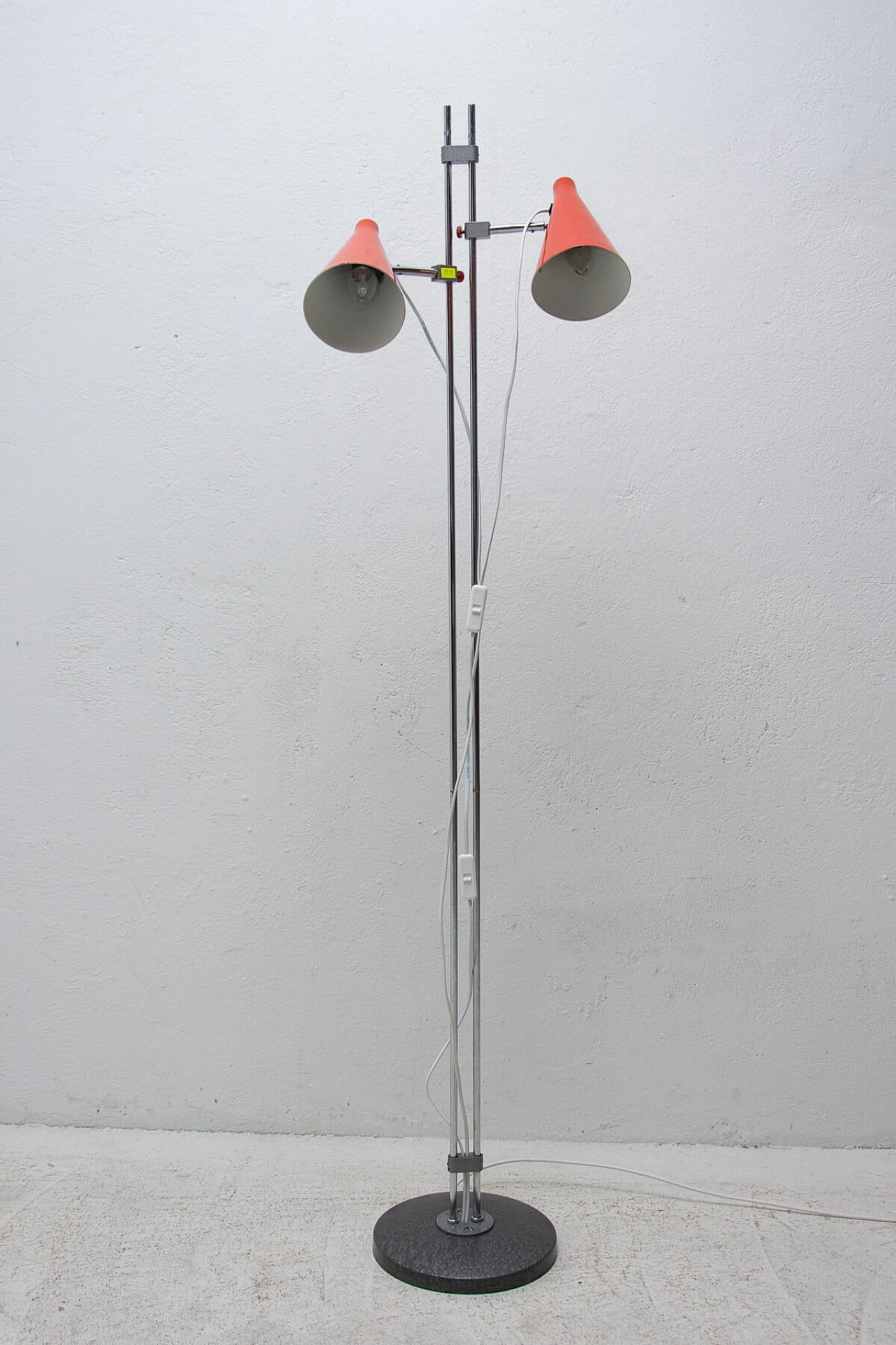 2 light floor lamp by Josef Hurka, 1960s 1384324