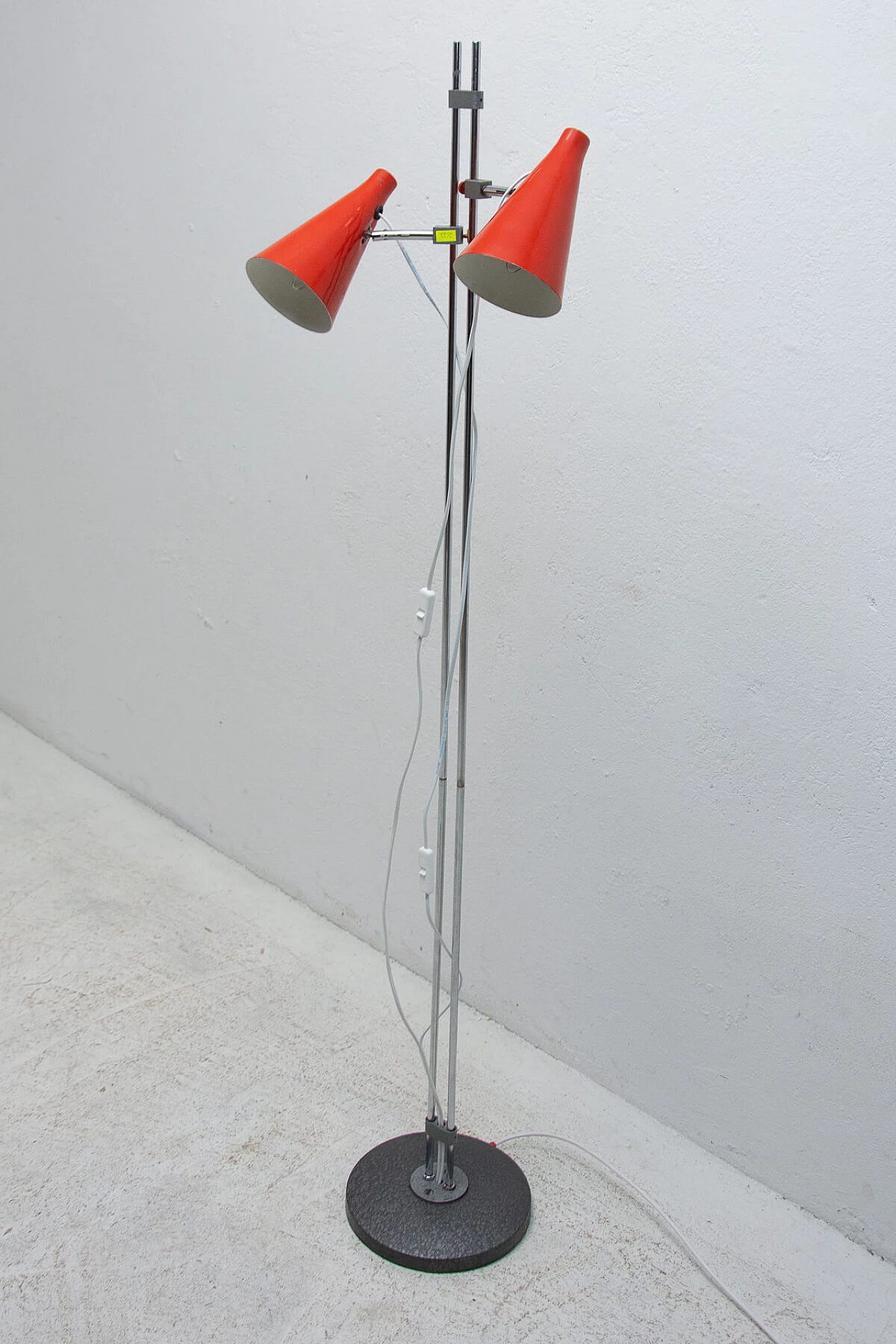 2 light floor lamp by Josef Hurka, 1960s 1384327