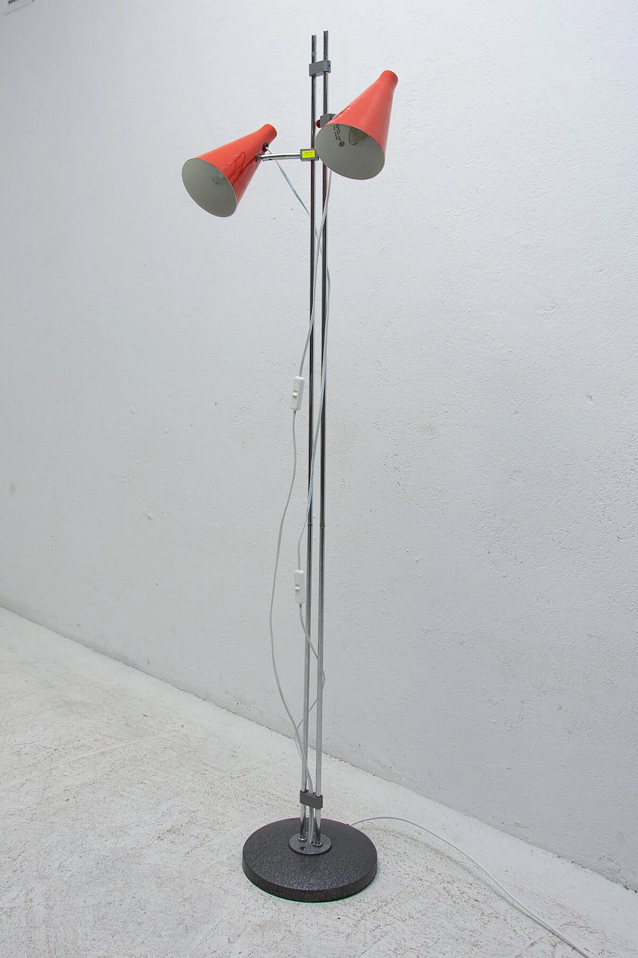 2 light floor lamp by Josef Hurka, 1960s 1384328