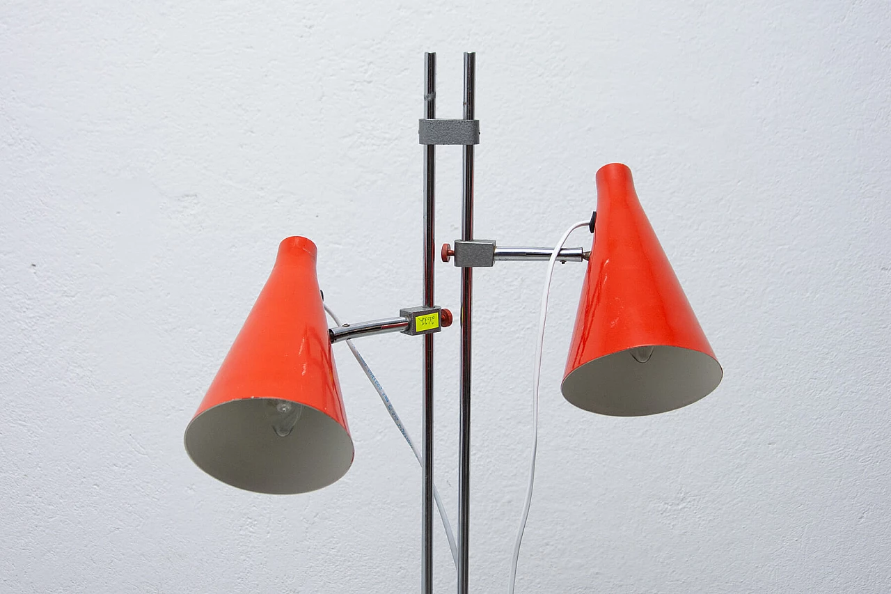 2 light floor lamp by Josef Hurka, 1960s 1384329