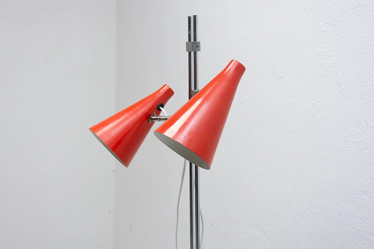 2 light floor lamp by Josef Hurka, 1960s 1384331