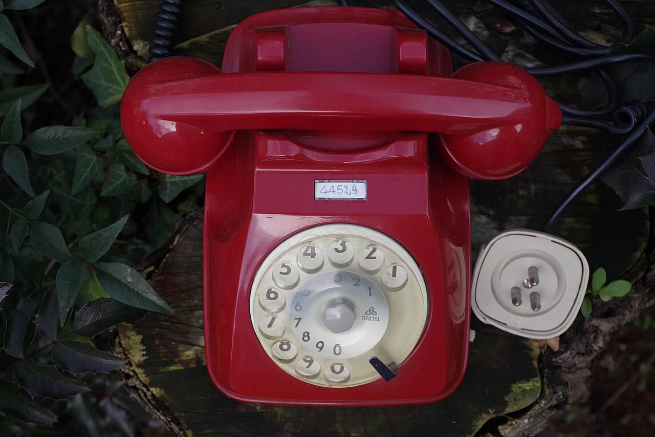 Telefono fisso in plastica di SIP, anni '50 1384526