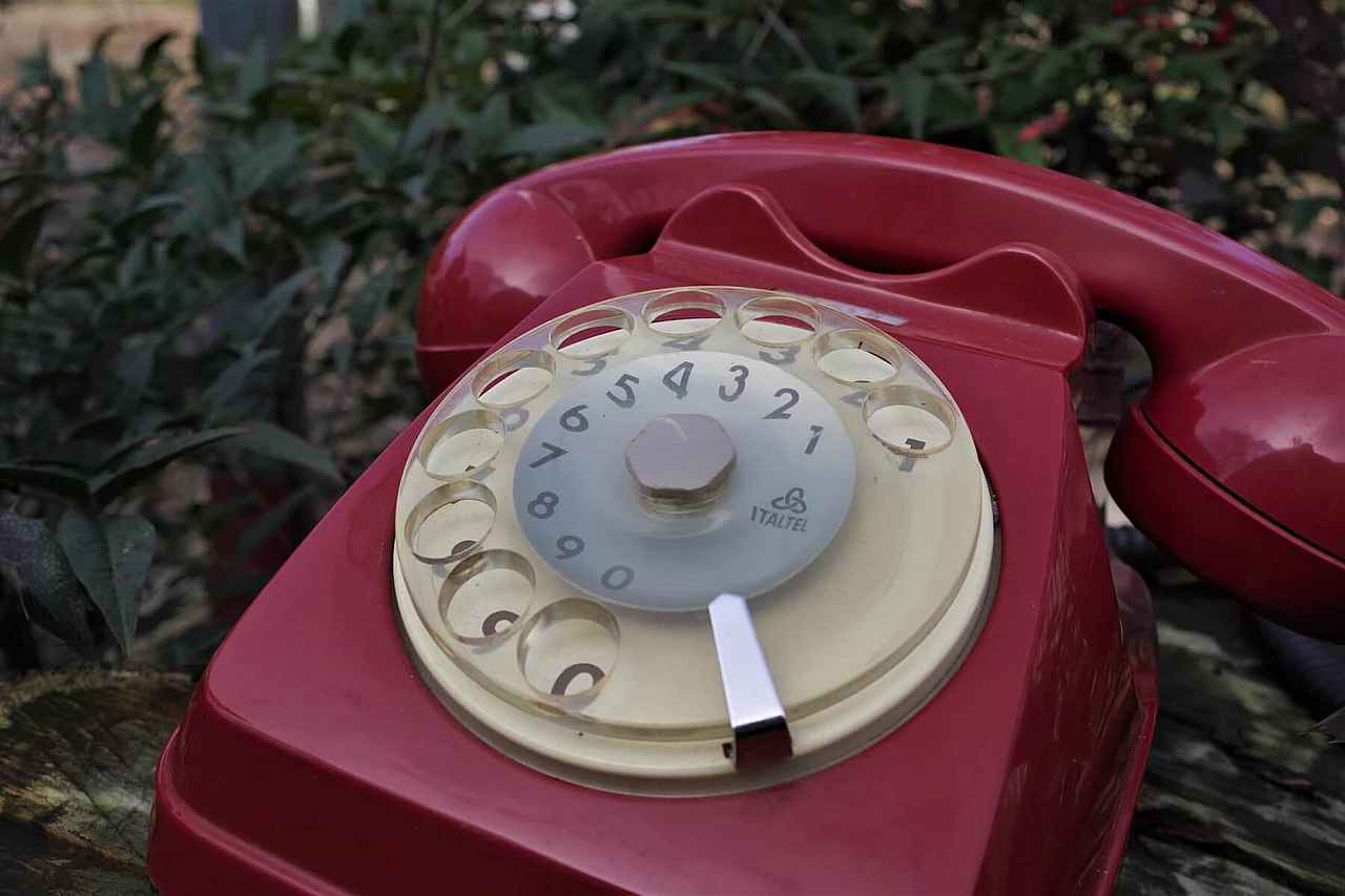 Telefono fisso in plastica di SIP, anni '50 1384527