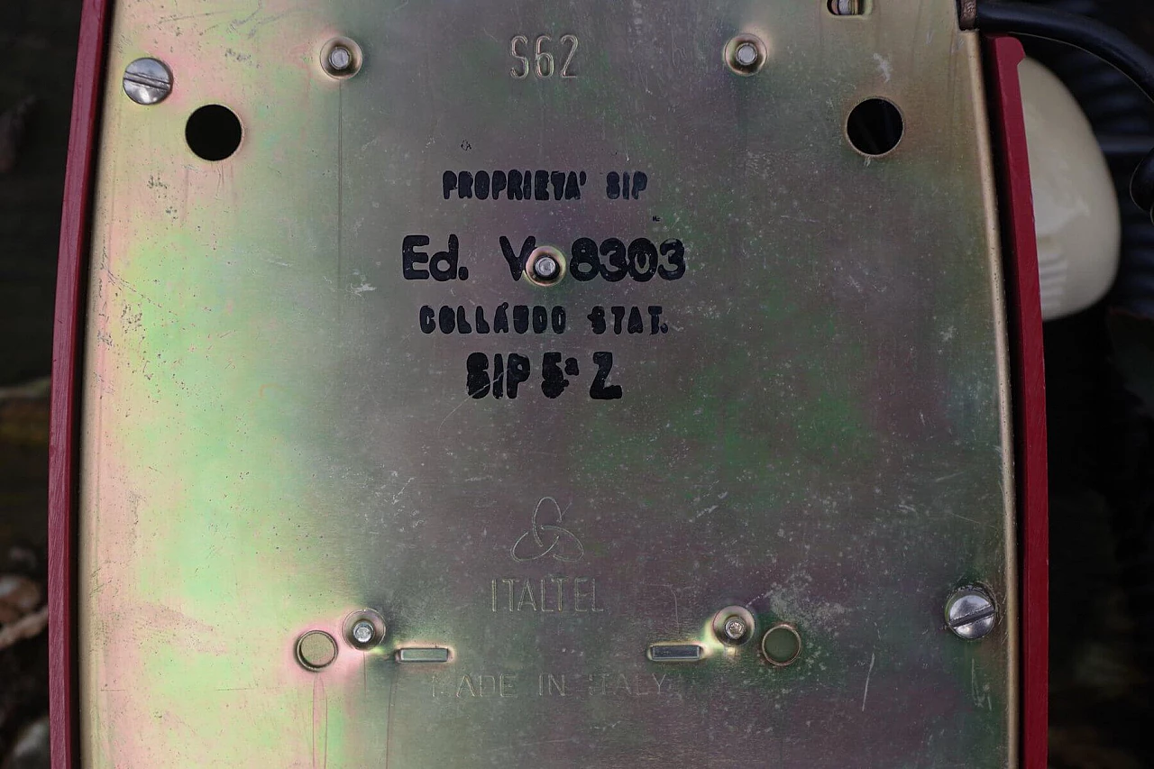 Telefono fisso in plastica di SIP, anni '50 1384528