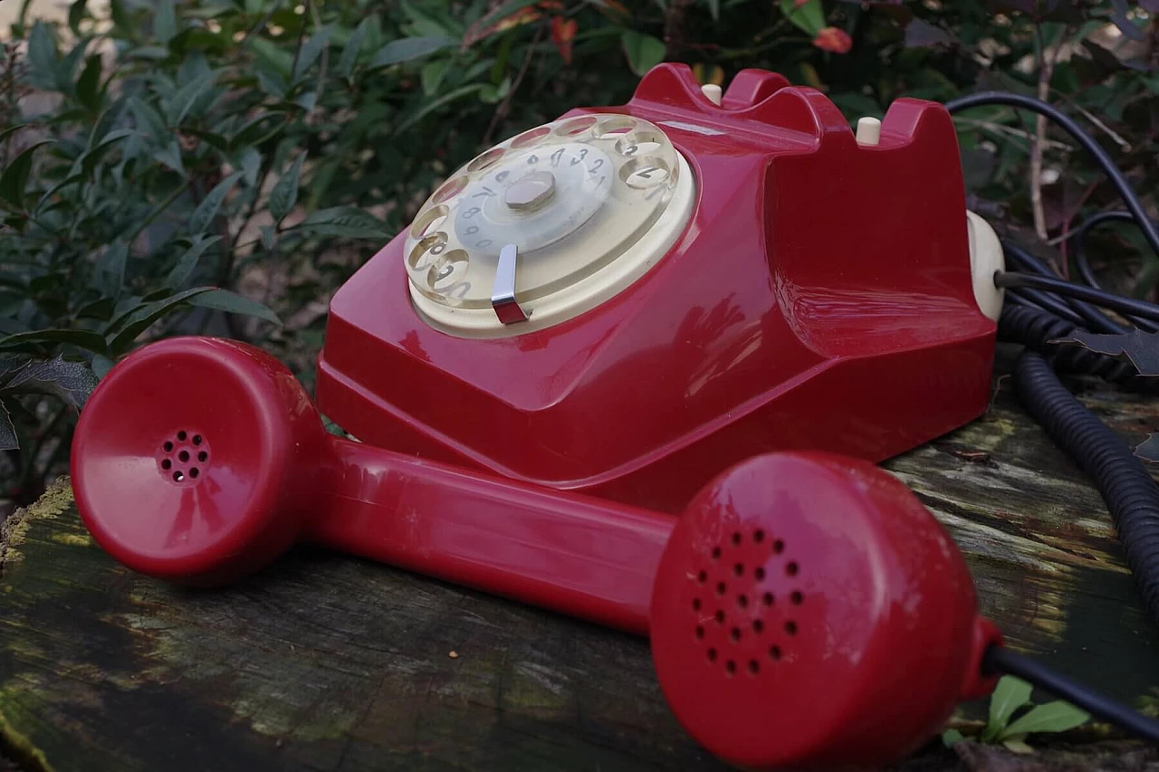 Telefono fisso in plastica di SIP, anni '50 1384529