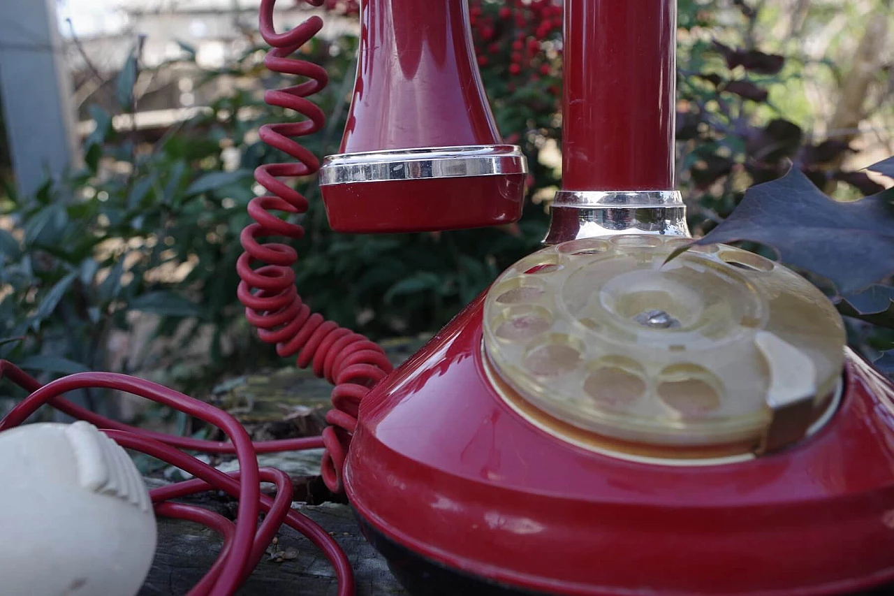 Telefono fisso a candela in plastica di SIP, anni '60 1384741